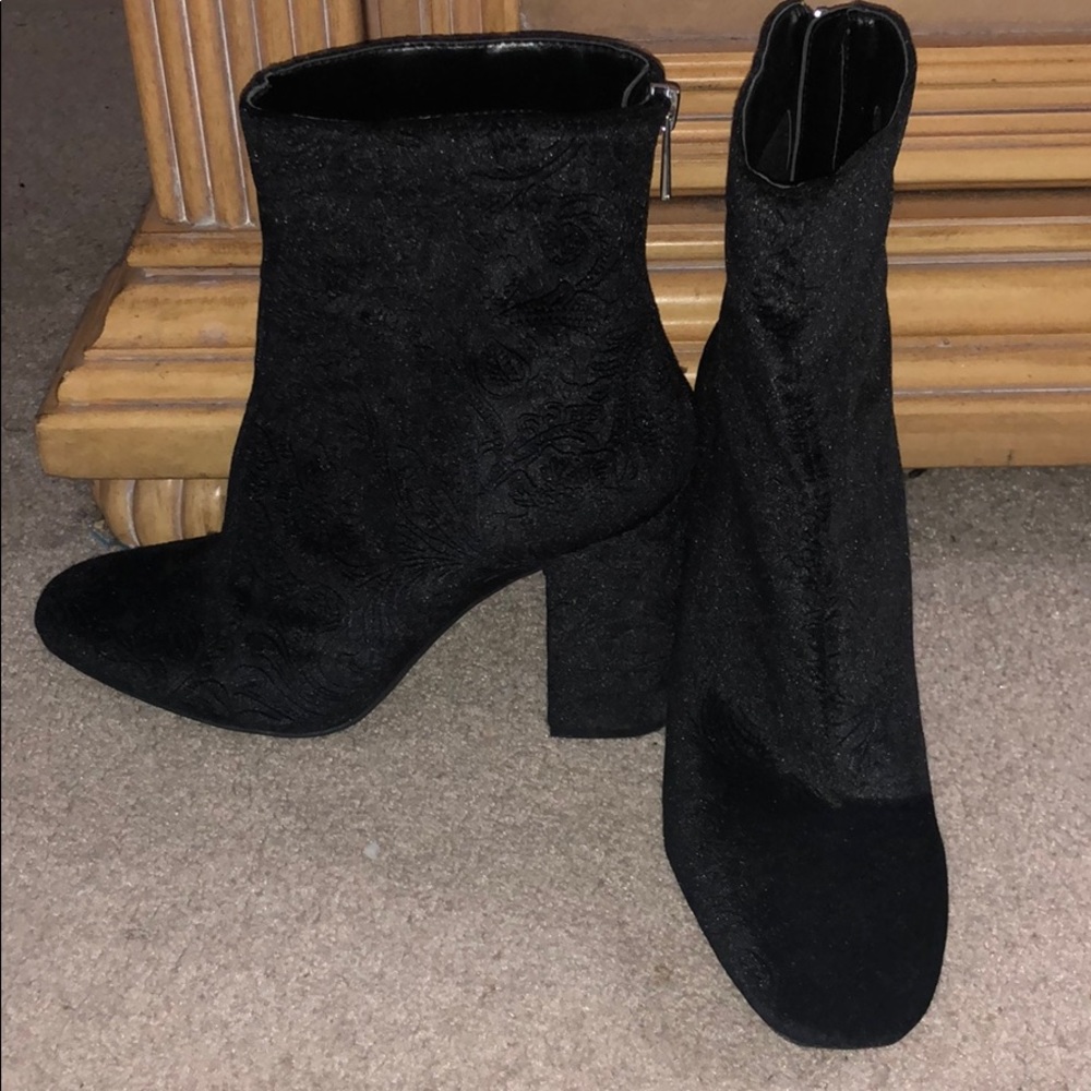 Suede Jessica Simpson Heel Booties